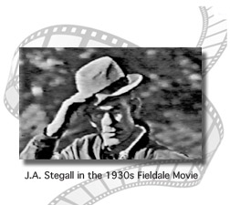 J.A. Stegall still image from the 1930s Fieldale Movie